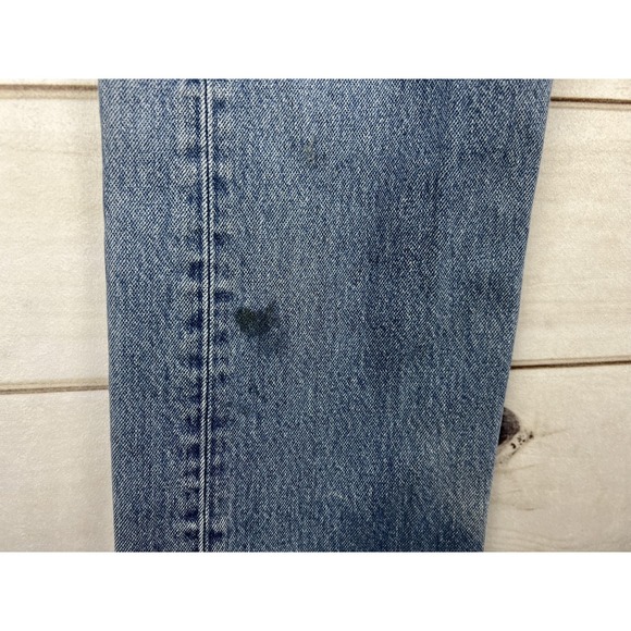 Vintage Levis 501 XX Jeans Mens 32x34 Light Blue Denim Made USA Distressed 90s - Picture 4 of 11